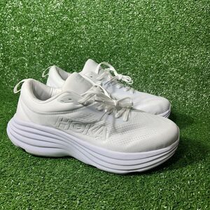 HOKA One One Men's Bondi 8 Running Shoe White US 11 D